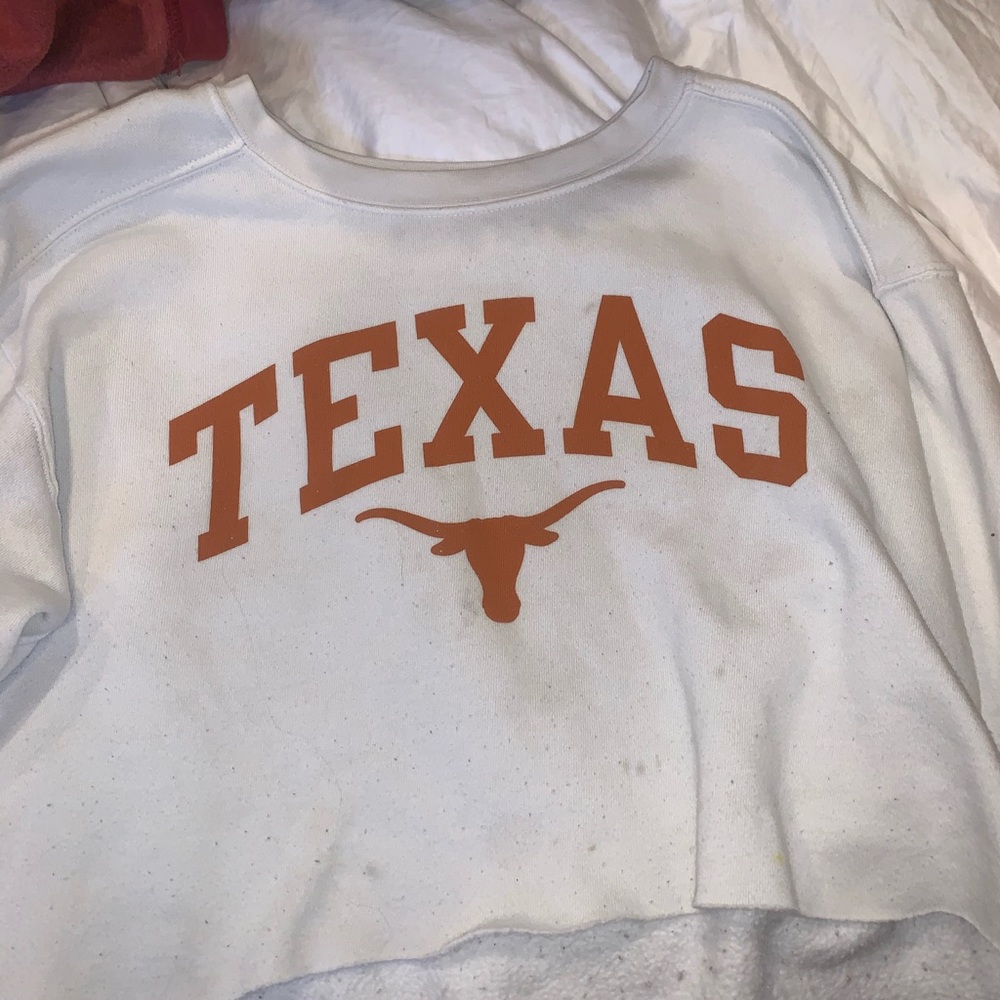 University of Texas Austin cropped hoodie